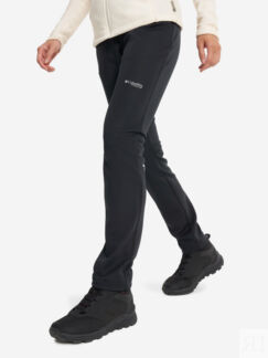Брюки софтшелл женские Columbia Vast Canyon High-Rise Softshell Pant, Черны