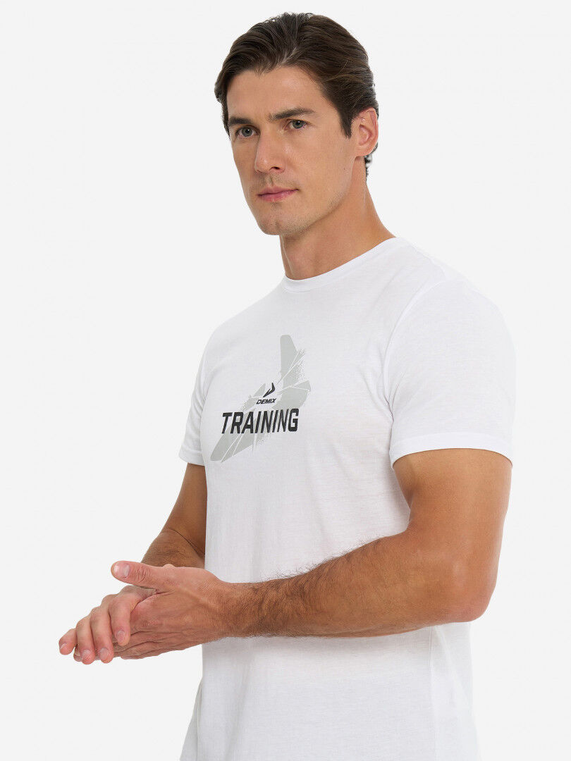 Футболка мужская Demix GYM Training GFX, Белый 129456DMX-00 фото 1