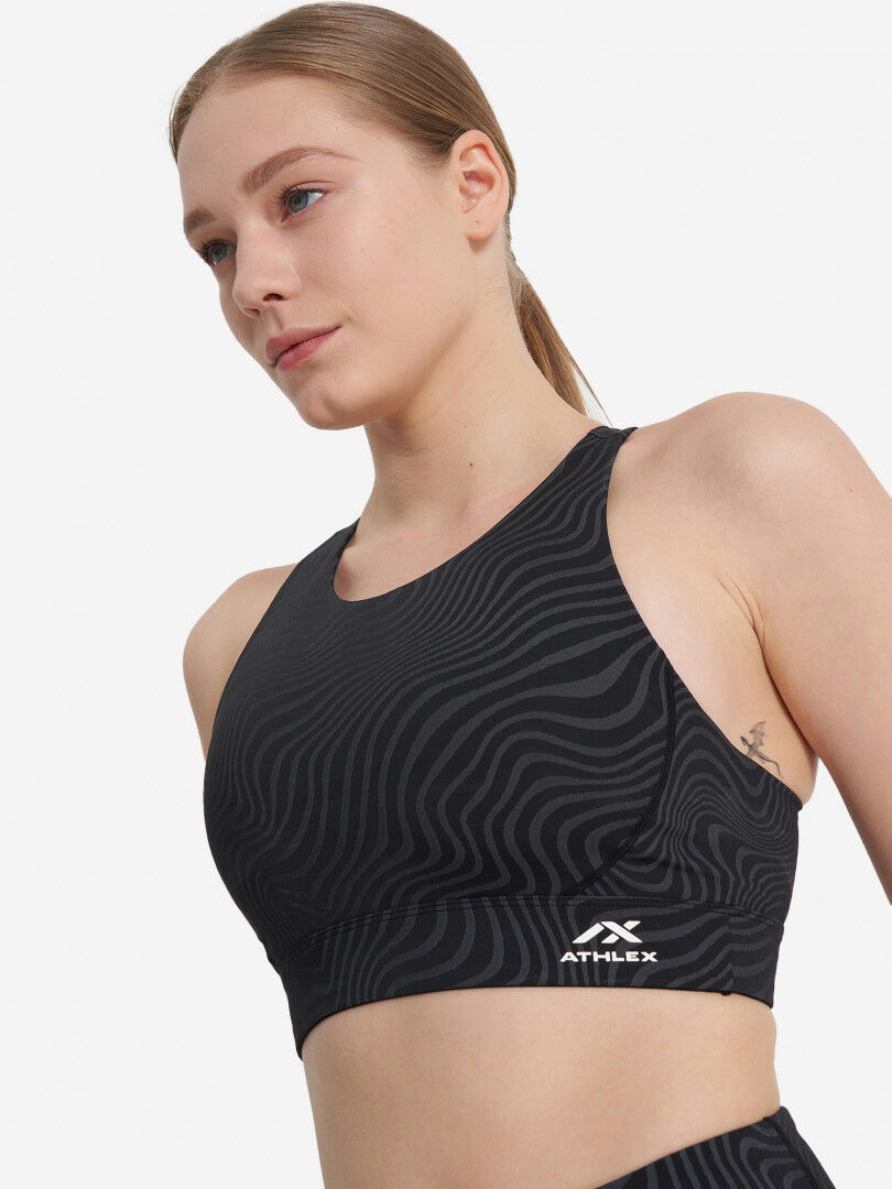 Спортивный топ бра Athlex, Черный 132191A31-B2 фото 1
