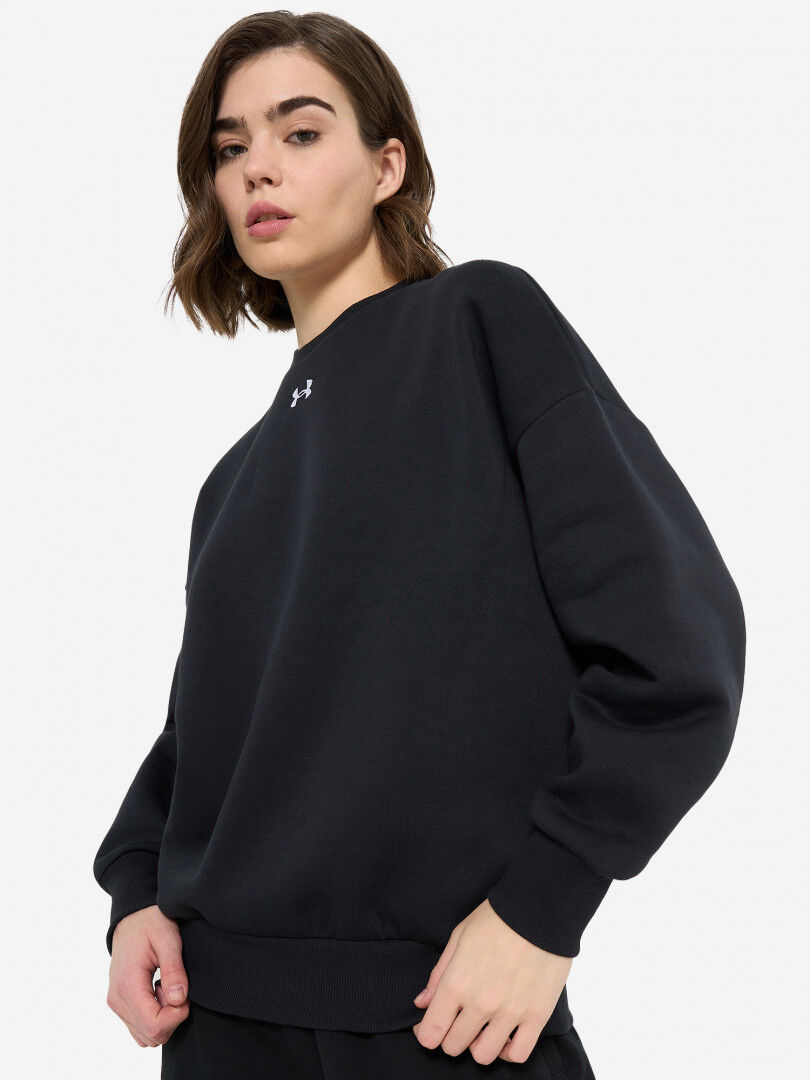 Свитшот женский Under Armour Rival Fleece, Черный 1386463U0F-001 фото 1