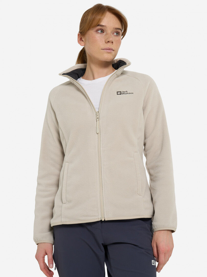 Джемпер флисовый женский Jack Wolfskin Moonrise, Бежевый 1703883J01-A0029 фото 1