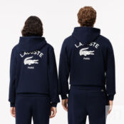 Мужская хлопковая толстовка Lacoste с капюшоном фото 2