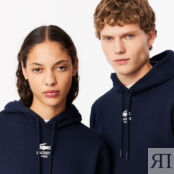 Мужская хлопковая толстовка Lacoste с капюшоном фото 3