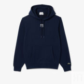 Мужская хлопковая толстовка Lacoste с капюшоном фото 5