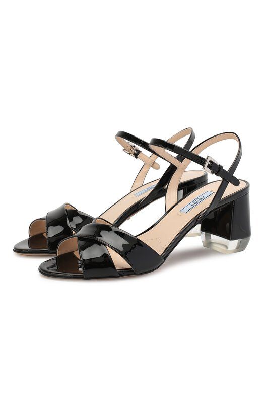 Кожаные босоножки Prada 1X394L-069-F0002-065 фото 1