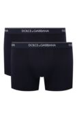 Комплект из двух хлопковых боксеров Dolce & Gabbana Трусы Dolce & Gabbana D M9C07J/FUGIW фото 1