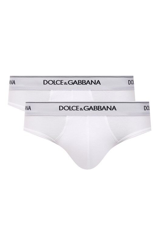 Комплект из двух хлопковых брифов Dolce & Gabbana M9C03J/FUGIW фото 1