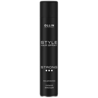 OLLIN Professional Лак для волос, сильная фиксация, 500 г, 500 мл