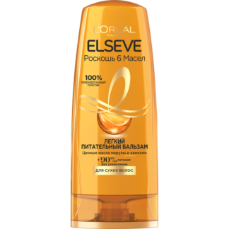 L'Oreal Paris бальзам Elseve Роскошь 6 масел Легкий питательный для волос н