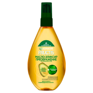 GARNIER Масло для волос Fructis Тройное восстановление, 150 г, 150 мл, буты