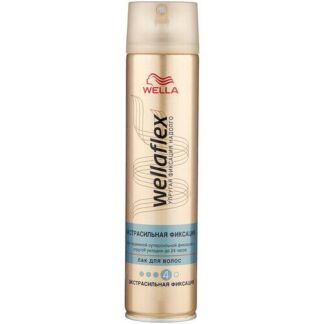 Wella Лак для волос Wellaflex, экстрасильная фиксация, 250 г, 250 мл Wella