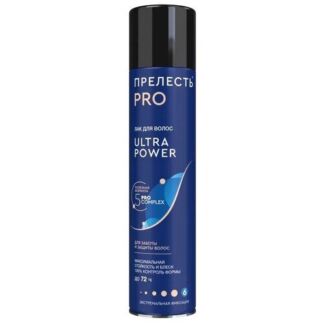 Прелесть Professional Лак для волос Ultra power, экстрасильная фиксация, 30