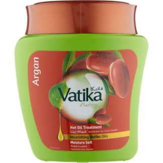 Dabur Vatika Маска для волос с маслом арганы Увлажнение и мягкость, 500 мл,