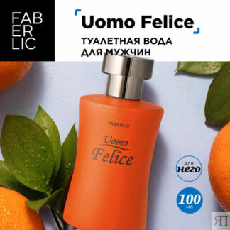 Faberlic Туалетная вода для мужчин Uomo Felice, 100 мл, духи Фаберлик Faber