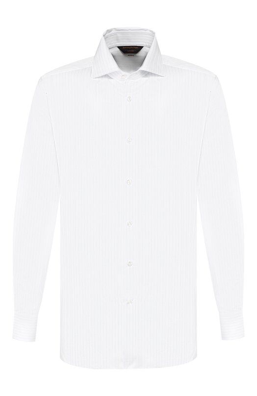 Хлопковая сорочка Zegna 602075/9NS0LB фото 1