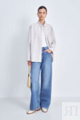 Джинсы wide leg fit женские FAE15015 фото 3