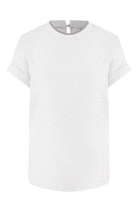 Хлопковая футболка Brunello Cucinelli M0T18BD200 фото 1