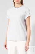 Хлопковая футболка Brunello Cucinelli M0T18BD200 фото 3