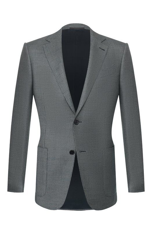 Пиджак из смеси шелка и шерсти Zegna 749074/122520 фото 1