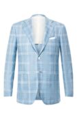 Пиджак из смеси кашемира и шелка Kiton UG81K06S21 фото 1