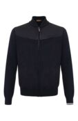 Кардиган с отделкой из кожи аллигатора Zilli MBT-BL235-ZILC1/ML02/AMIS фото 1
