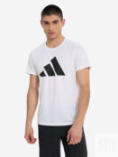 Футболка мужская adidas Run It, Белый IN0075A01-. фото 2