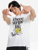 Футболка мужская adidas Positive, Белый IY0727A01-. фото 1