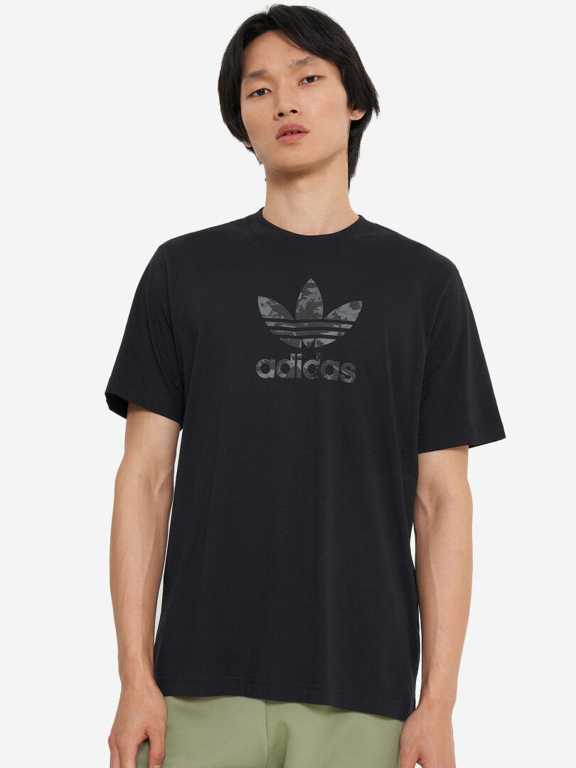 Футболка мужская adidas Camo, Черный IZ2511A01-. фото 1