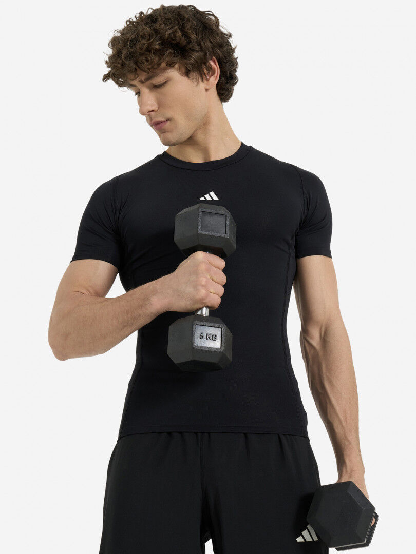 Футболка мужская adidas, Черный JE6698A01-. фото 1