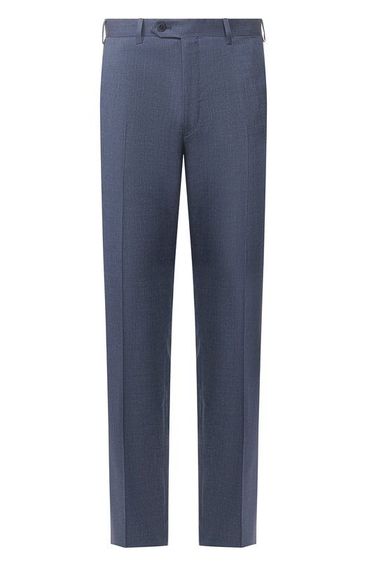 Брюки из смеси шерсти и льна Brioni RPL60T/P9AB9/TIGULLI0 фото 1
