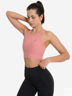 Спортивный топ бра Demix HighFlow Yoga Longline, Розовый
