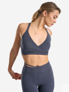 Спортивный топ бра Sensana SelfSecret, Серый