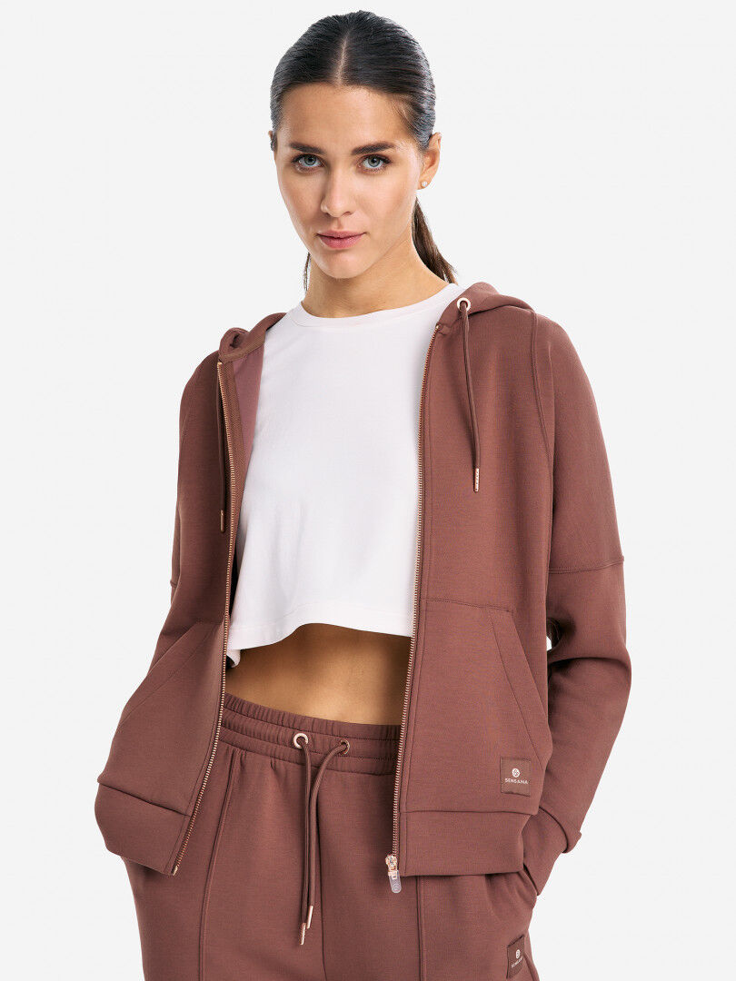 Толстовка женская Sensana SpecialCharm, Коричневый 132675S7W-T2 фото 1