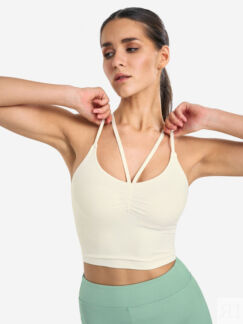 Спортивный топ бра Sensana SelfSecret, Бежевый