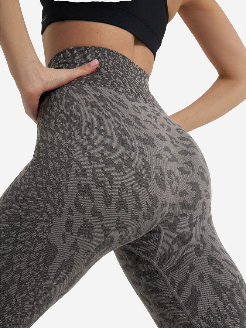 Легинсы женские Demix HighFlow Yoga Seamless Gfx, Серый 133051DMX-AA фото 1