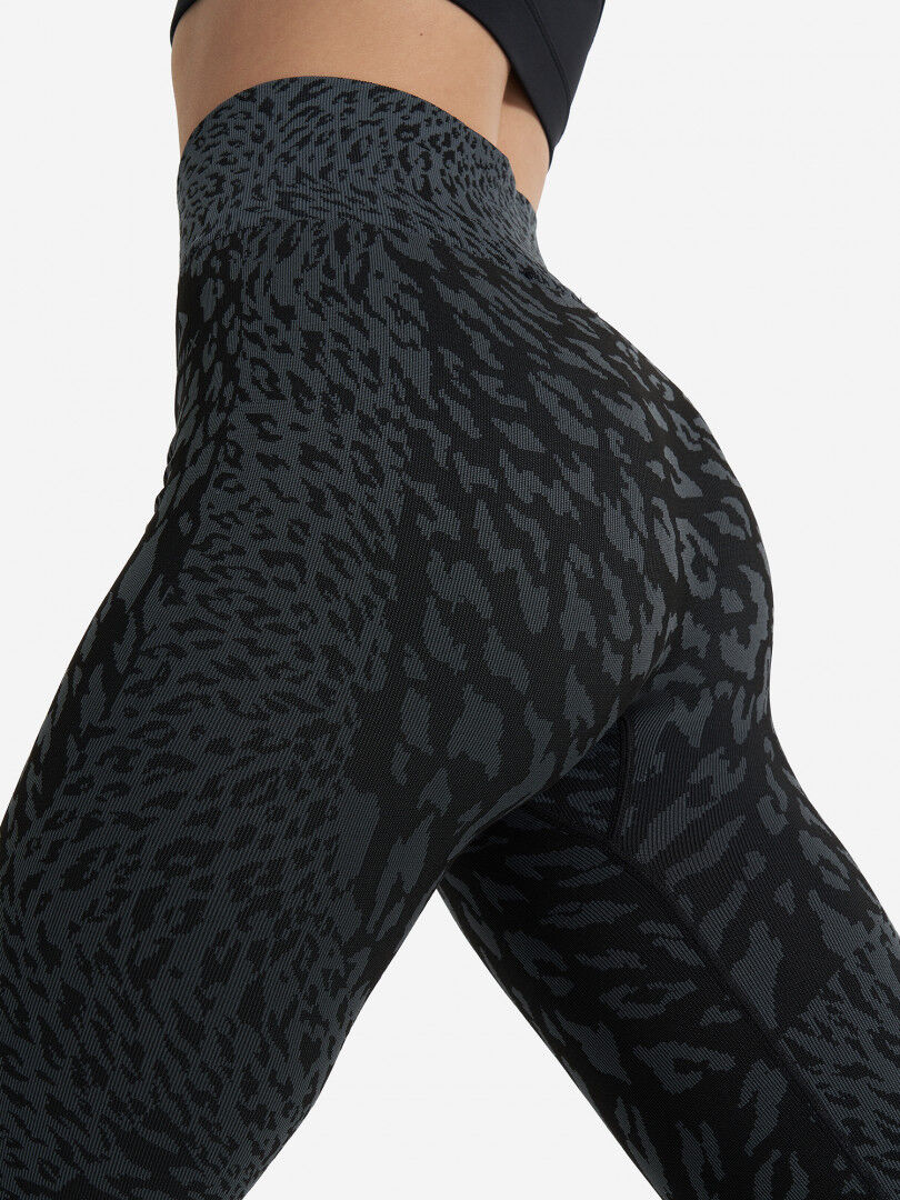 Легинсы женские Demix HighFlow Yoga Seamless Gfx, Черный 133051DMX-BA фото 1