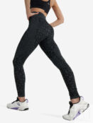 Легинсы женские Demix HighFlow Yoga Seamless Gfx, Черный 133051DMX-BA фото 2