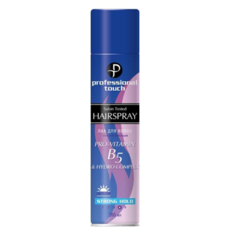 Professional Touch Лак для волос Provitamin B5 & Hydro Complex, сильная фик