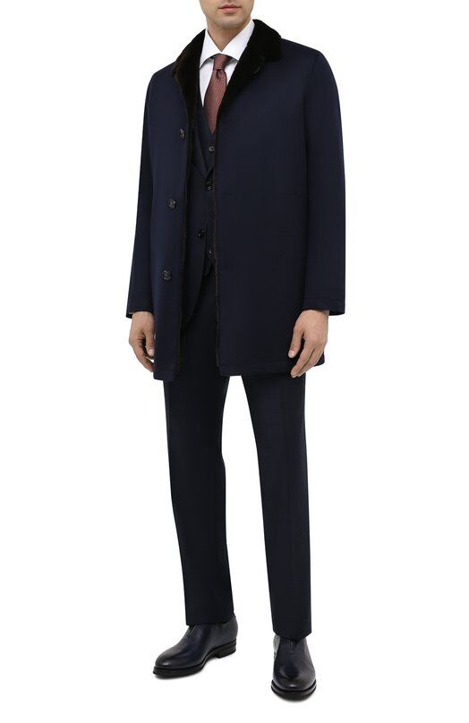 Шерстяной костюм-тройка Kiton UAGL862K02T01 фото 1