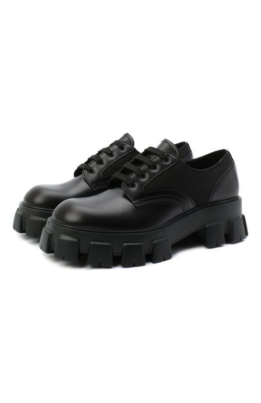 Кожаные дерби Prada 2EE342-3L09-F0002 фото 1