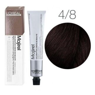 L'Oreal Professionnel Majirel стойкая крем-краска для волос, 4.8 шатен мокк
