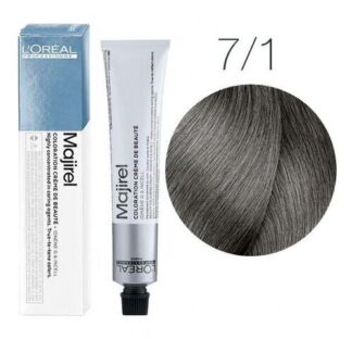 L'Oreal Professionnel Majirel стойкая крем-краска для волос, 7.1 блондин пе
