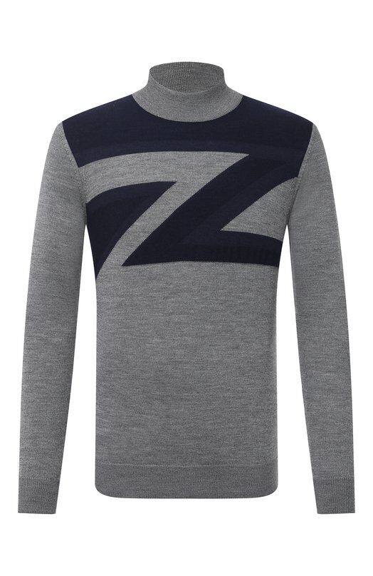 Водолазка из шерсти и шелка Zilli Sport MBU-CH563-ZINT9/ML01 фото 1