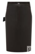Кожаная юбка Bottega Veneta 647682/V05G0 фото 1