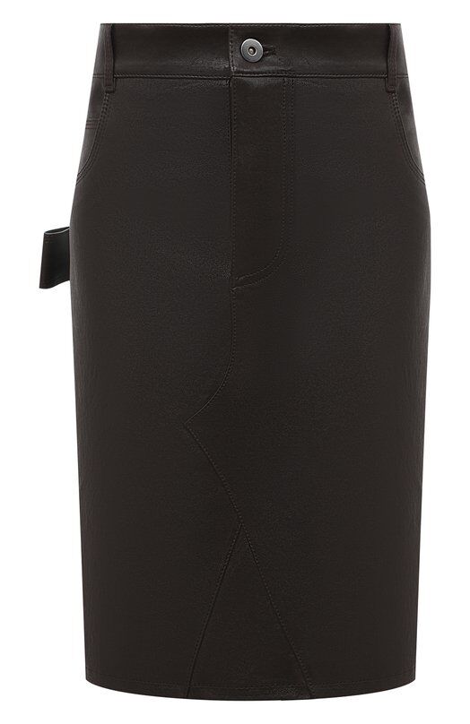 Кожаная юбка Bottega Veneta 647682/V05G0 фото 1