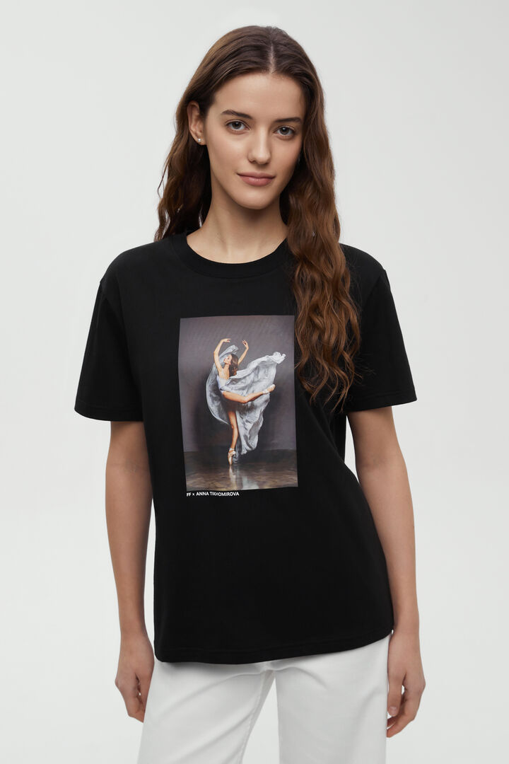 Футболка свободного кроя из капсулы Балет FINN FLARE FBF110139 фото 1