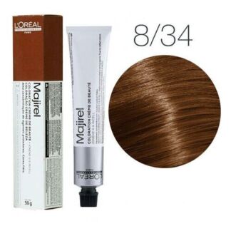 L'Oreal Professionnel Majirel стойкая крем-краска для волос, 8.34 светлый б