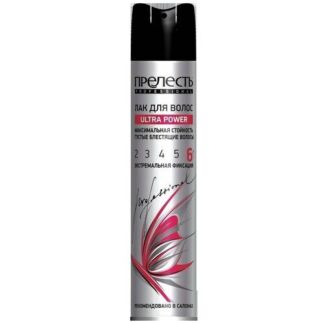 Прелесть Professional Лак для волос Ultra power, экстрасильная фиксация, 23