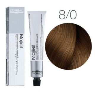 L'Oreal Professionnel Majirel стойкая крем-краска для волос, 8.0 светлый бл