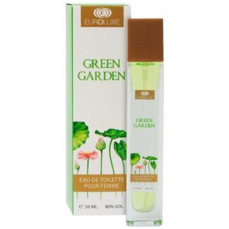 Euroluxe туалетная вода Green Garden, 50 мл, 170 г Euroluxe
